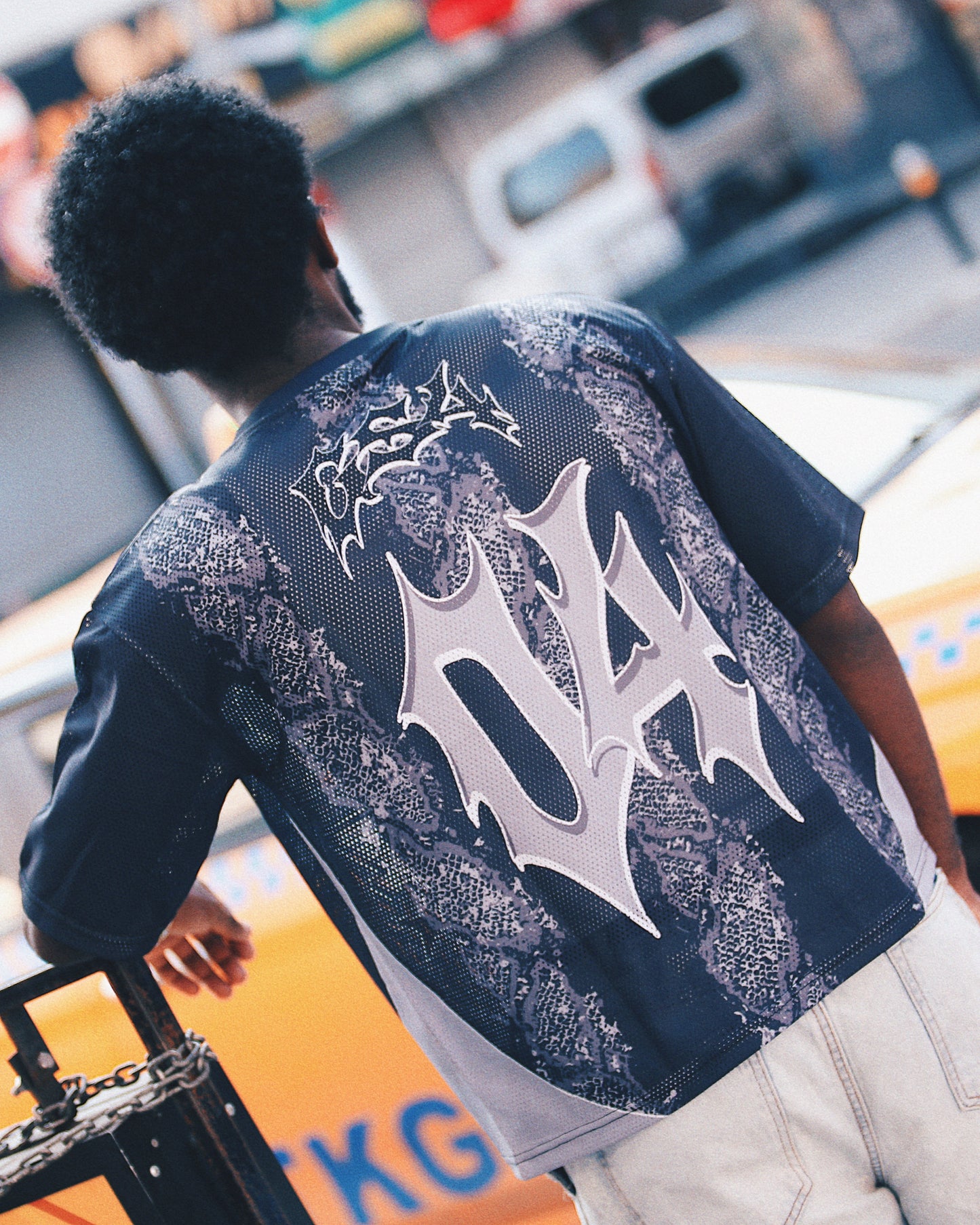 Black GS4 mesh jersey