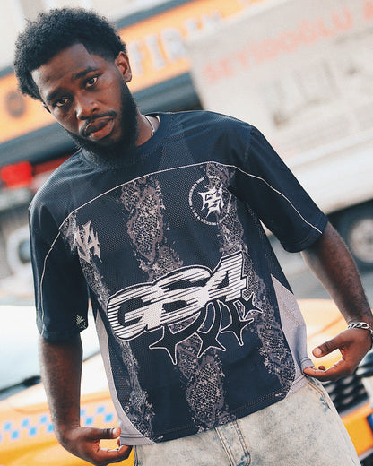 Black GS4 mesh jersey
