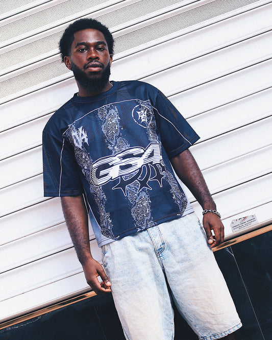 Black GS4 mesh jersey