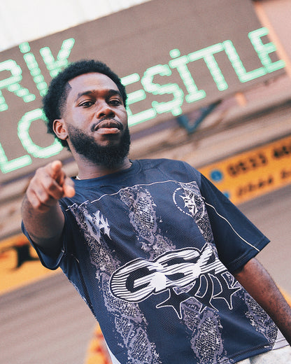Black GS4 mesh jersey