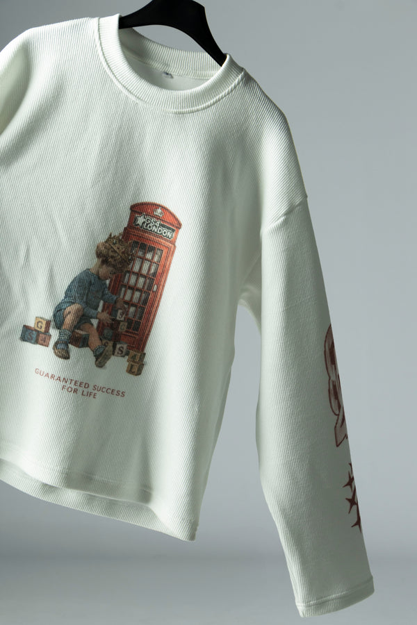 "Building Success" Waffle Knit Long Sleeve