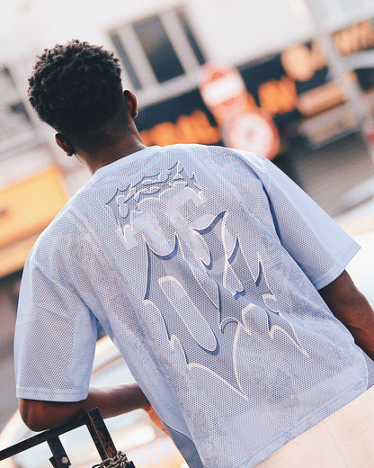 Blue GS4 mesh jersey