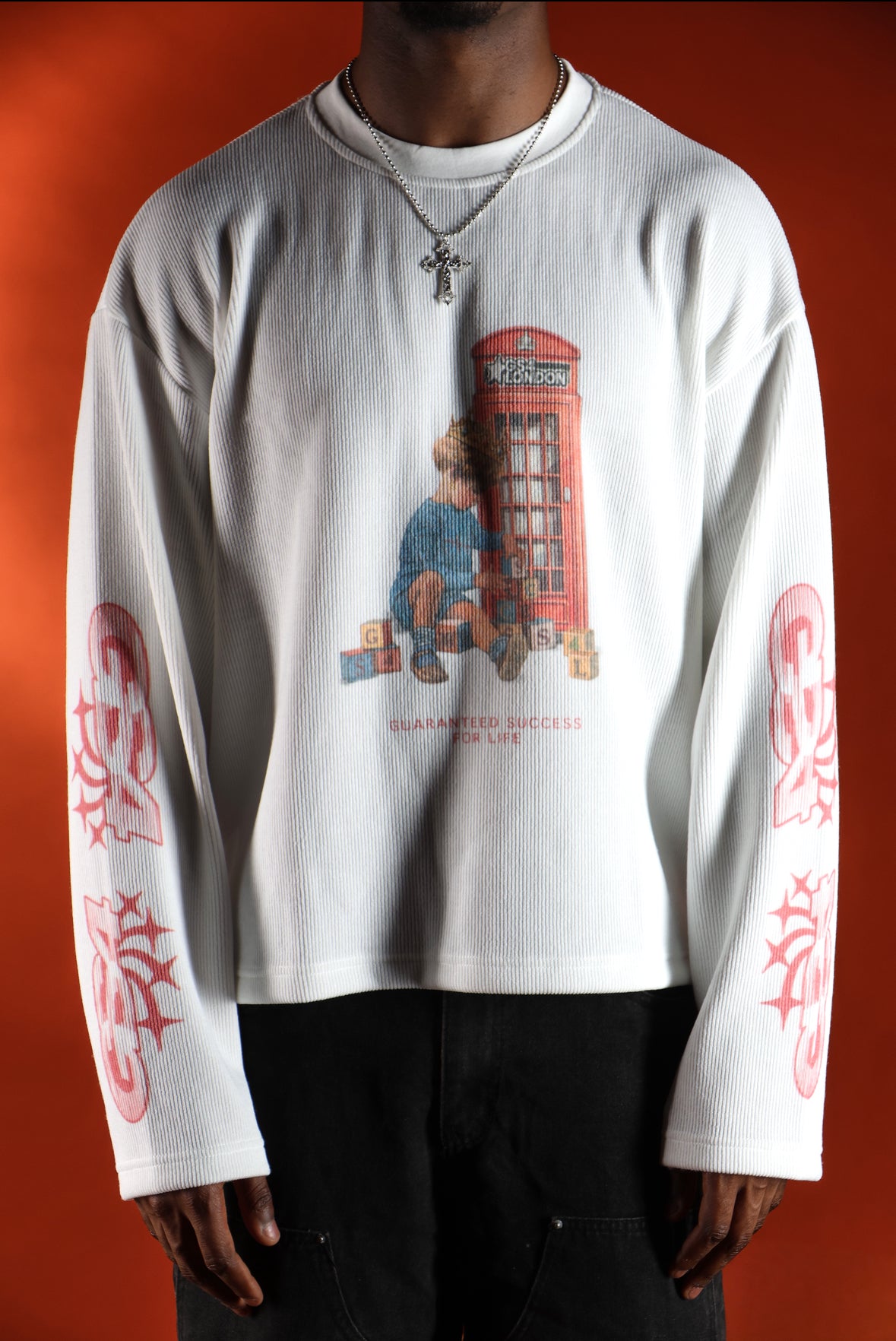 "Building Success" Waffle Knit Long Sleeve