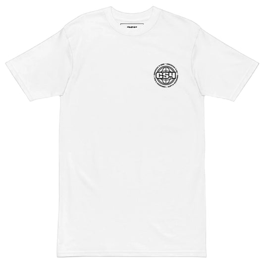 White "Path to success" tee